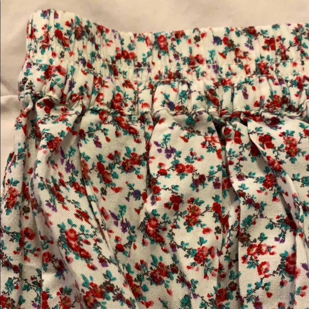 Floral Mini Skirt